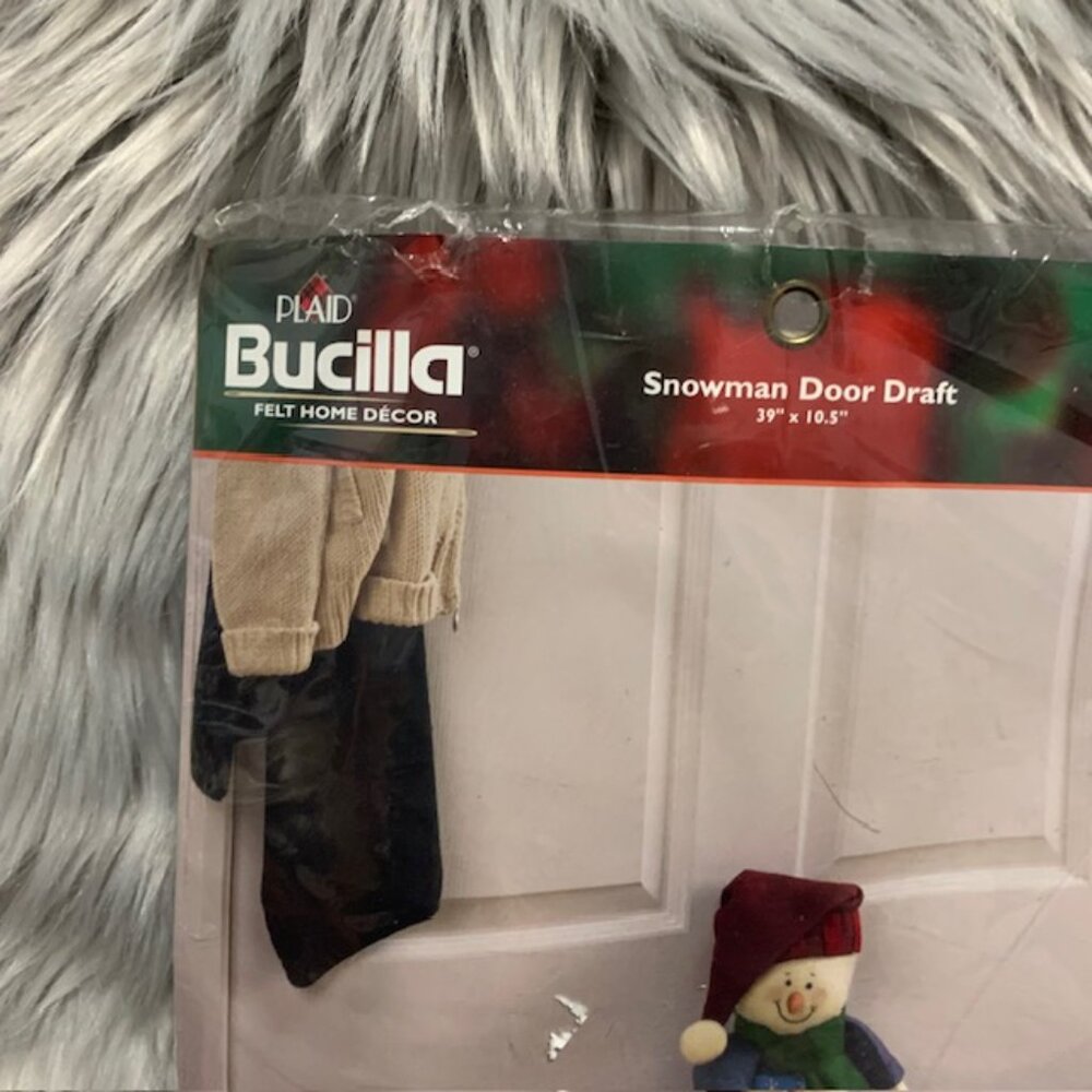 Bucilla Felt Snowman Door Draft Kit - Picture 4 of 5